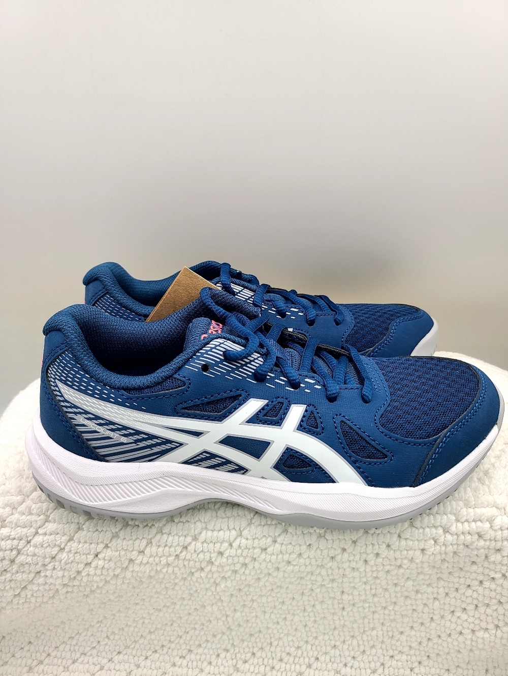ASICS  Blue Knit Sneaker Interior - Navy/Teal